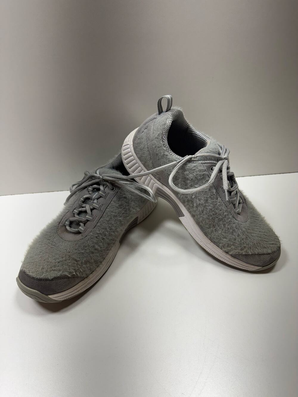 Orthofeet Women’s 989 Coral Wool Grey Sneakers Orthopedic Shoes Sz 10B Comfort
